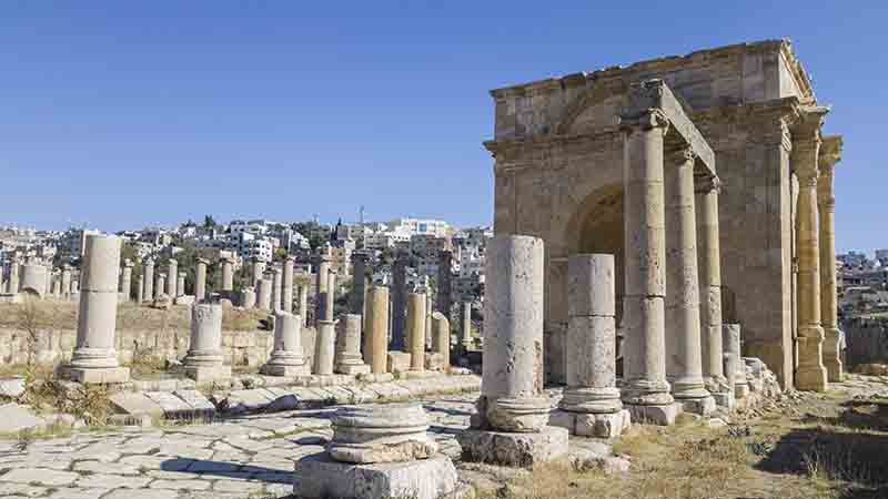 273 - Jordania - Jerash - Tetrapilo Norte